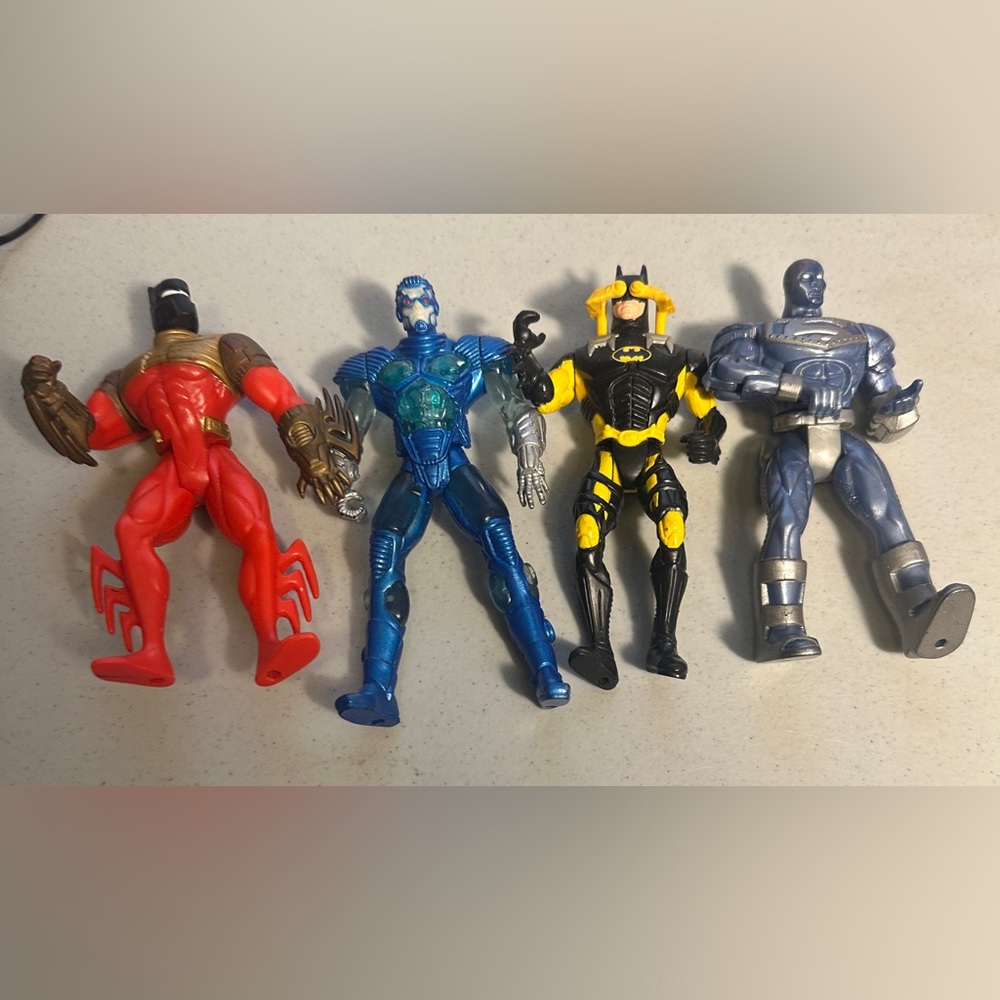 Vintage 1990’s Kenner Batman Superman Action Figures, Man‎ Of Steel